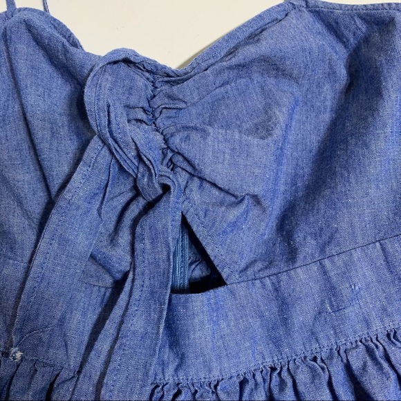 Zara S doll soft denim cami dress - Picture 3 of 6